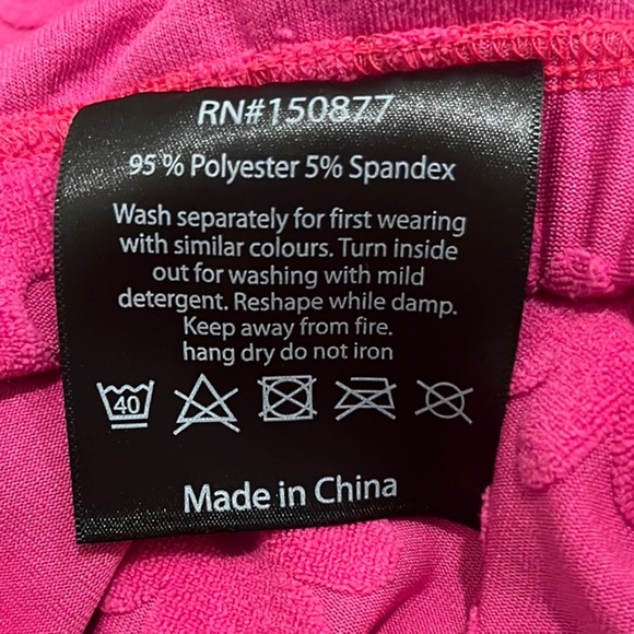 Girls XL Hot Pink Swimsuit Cover Up Skirt with Fringe - Picture 7 of 7